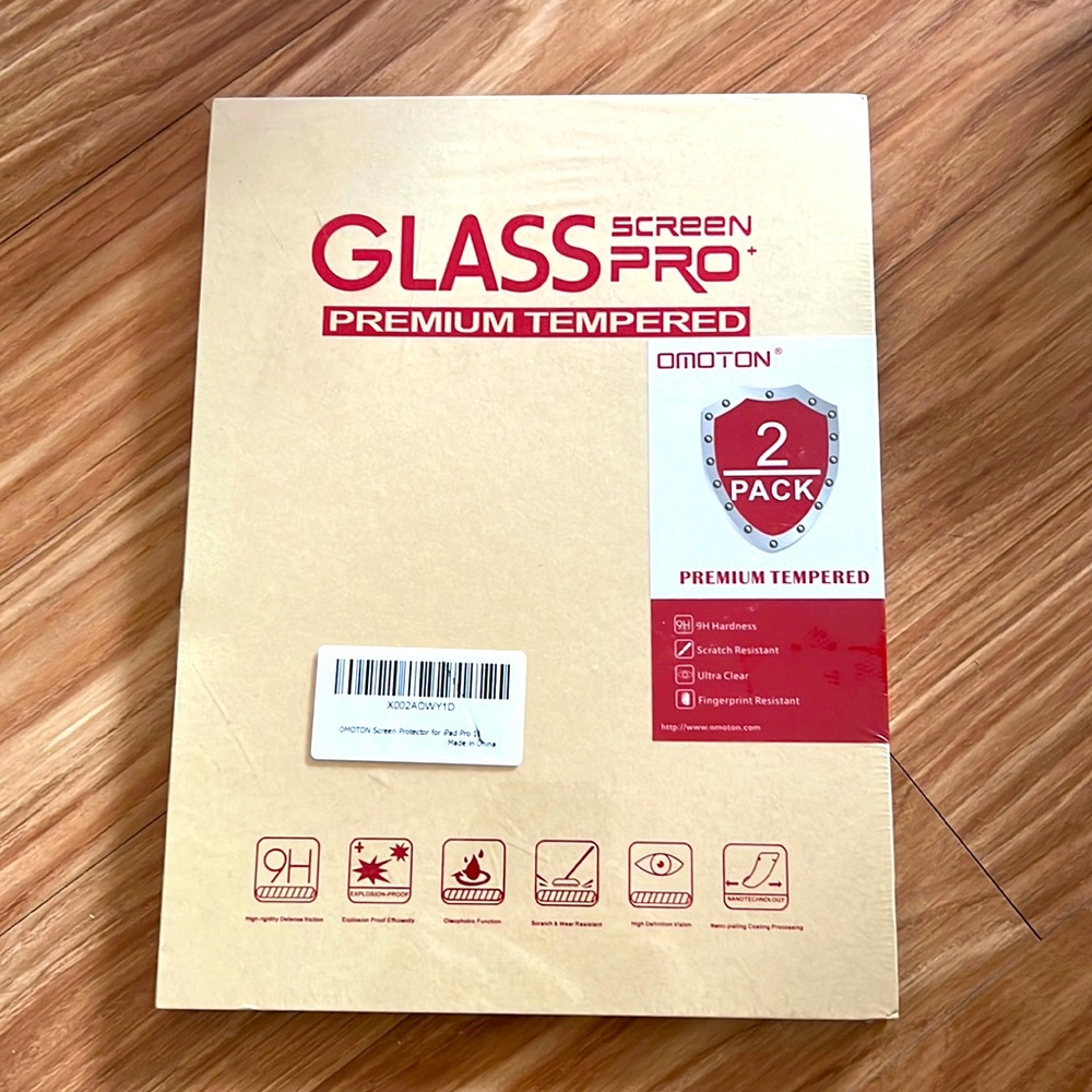 Glass screen pro premium tempered Ipad pro 11 2 pack